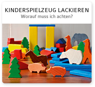 Kinderspielzeug lackieren
