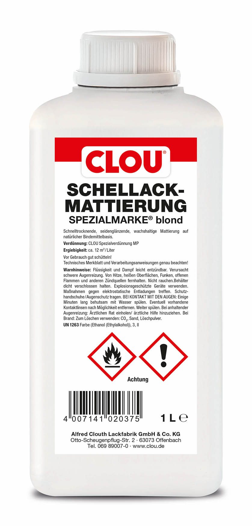 Schellack-Mattierung SPEZIALMARKE blond