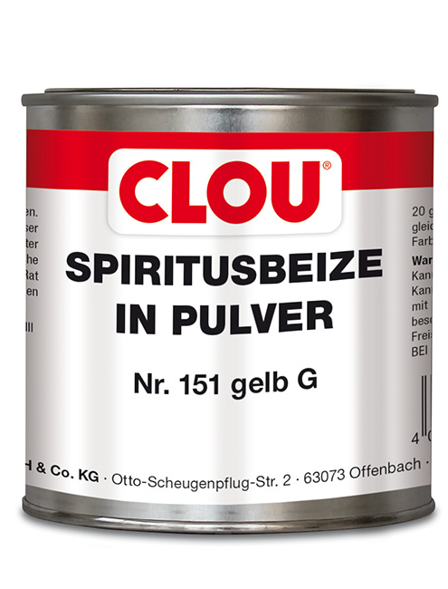 Spiritusbeize in Pulver
