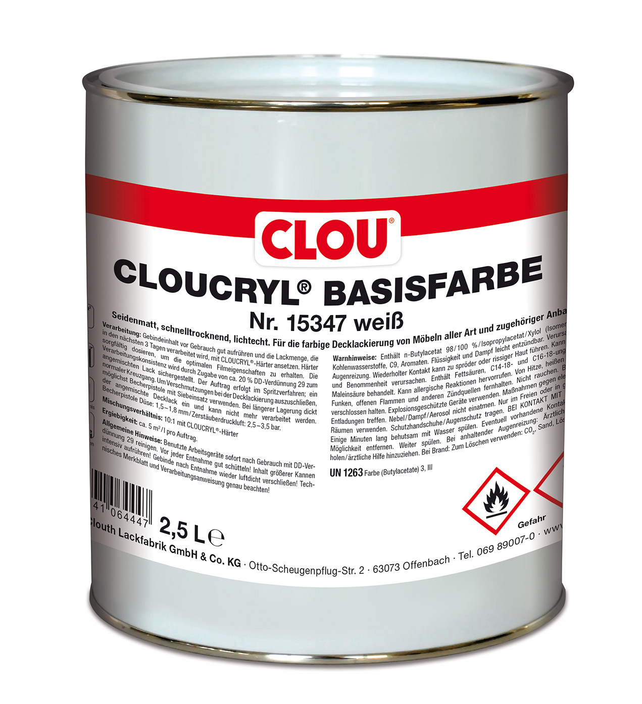 CLOUCRYL Decklack Basisfarbe