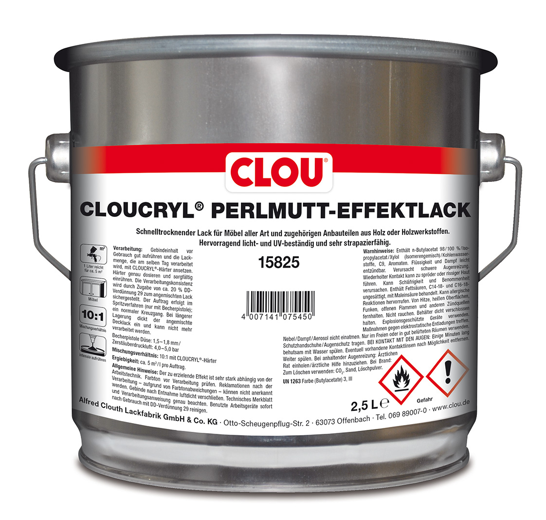 CLOUCRYL Perlmutteffektlack