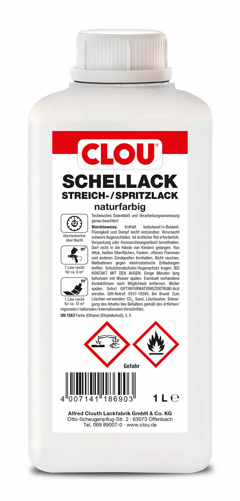 Schelllack Streich- und Spritzlack