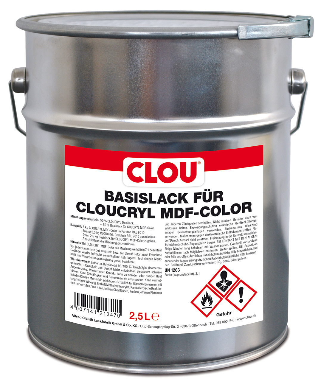 Basislack für CLOUCRYL MDF-Color